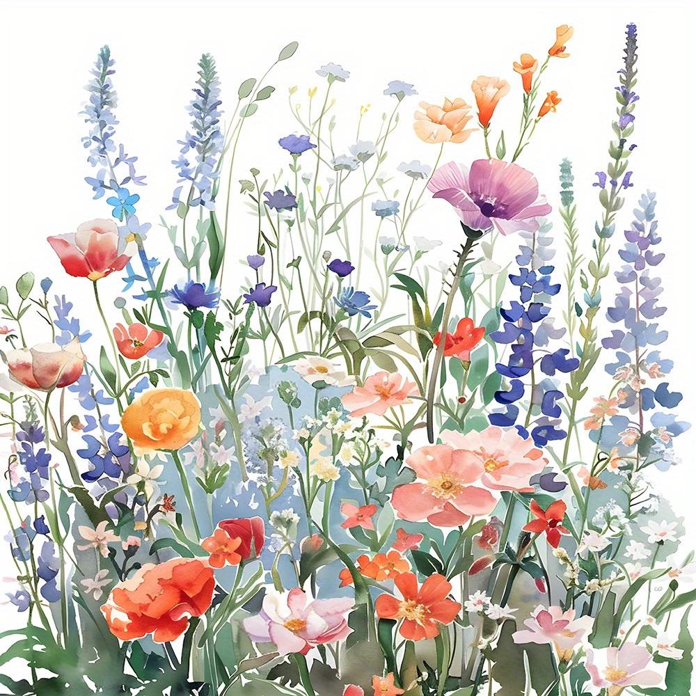 Digital Printing Spring Shower Curtain -Colorful Plant & Flower Pattern,Waterproof Polyester,Ideal for Bathroom&Toilet Partition