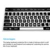 PATIKIL PC Keyboard Cover Skin Silicone Desktop Keyboard Skin Keyboard Cover for Standard Size PC Computer Desktop Keyboard 440mmx135mm Black Keyboard