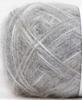 Hamanaka Colorful Mohair Yarn, Medium Weight, Col. 301, Gray, 25g, Approx. 100m, Pack of 10, 0647
