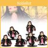 Charming Nezuko Pvc Figurines Set 6 Cute Demon Slayer Miniatures For Fans