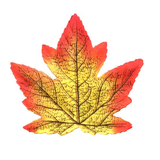 50 Stück künstliche lebensechte Ahornblätter für Hochzeit, Halloween, Party, Scrapbook-Dekor