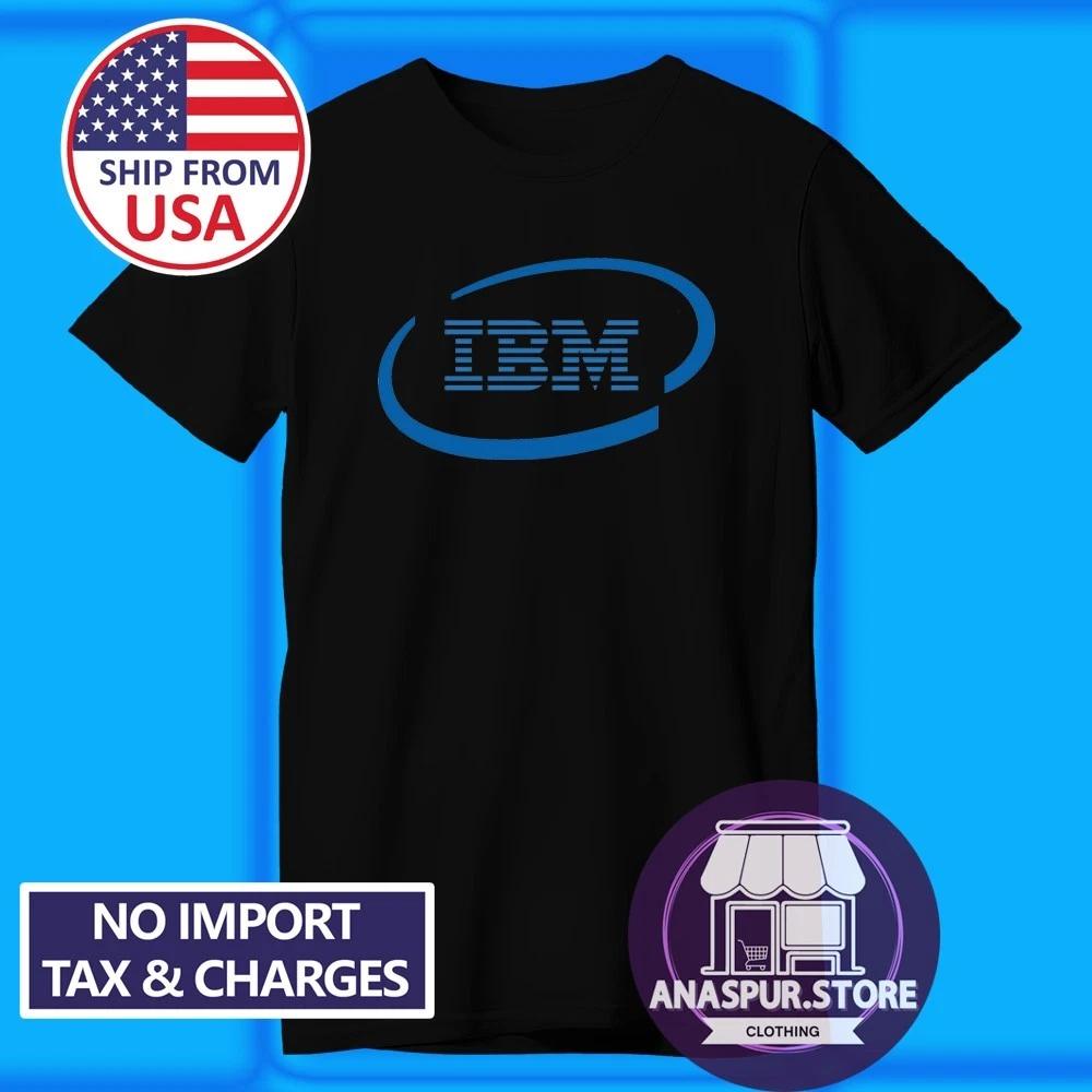 International Business Machines IMB Men s Black Size S-5XL 2XL