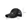 Summer Women's Rhinestone Bow Cap Mesh Breathable Sun Protection Baseball Cap Outdoor Sun Hat