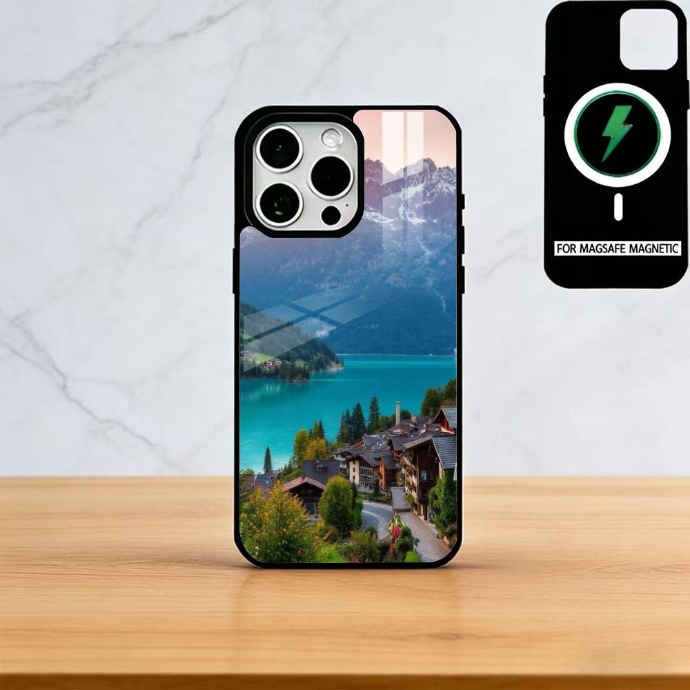 Magnificent Swiss Landscapes Phone Case For iPhone17,16,15,14,13,12,11 Plus,Pro Magnetic For Magsafe Wireless Charging