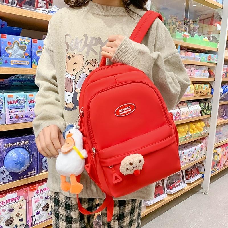 Schoolbag1011 New Mini Backpack Versatile College Student Small School Bag Women's Commuter Mommy Bag Women's Travel Backpack