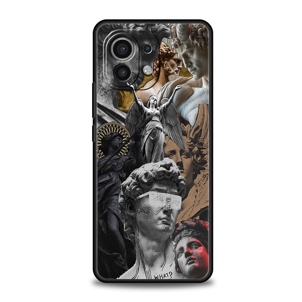 Fashion Ancient Greek Statues Phone Case Cover for Xiaomi Mi 17 Pro Max 15 14 13 12 11 Ultra 15T 14T 13T 12T Pro Lite Soft TPU
