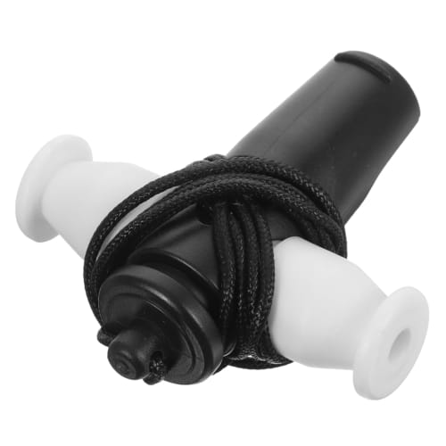 

ERINGOGO Samba Whistle, Abdominal Muscle Whistle, Tritone Instrument, Latin Percussion, Black