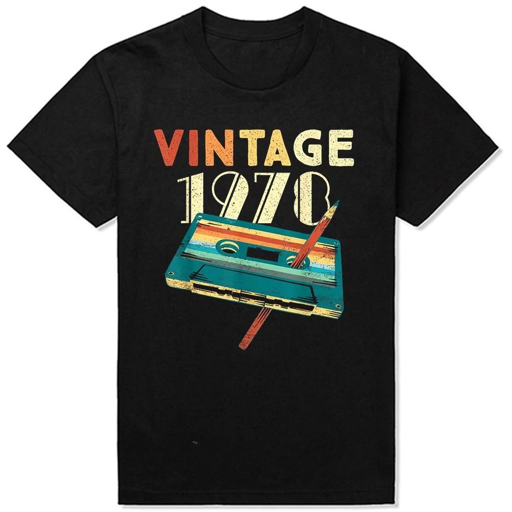 Classic Birthday Cassette Tape Commemorative Edition TShirt Summer Print Street Style ShortSleeve TShirtWomen Clothing
