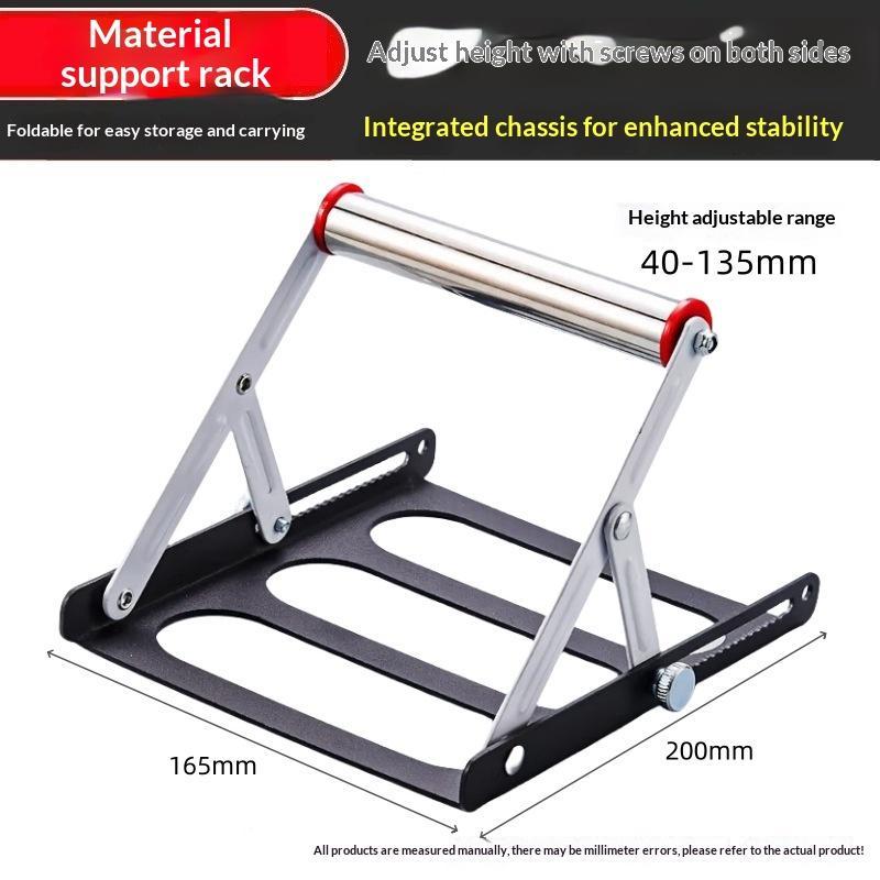 Heavy Duty Table Saw Roller Stand Adjustable Height Attachment for Miter Cutting Machine Woodworker Daily Use
