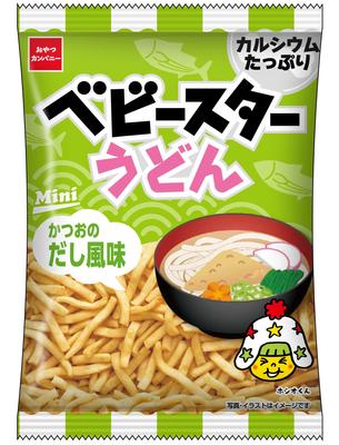 Oyatsu Company Baby Star Ramen Udon Katsuo Dashi Flavor 20g X 30 Bags Recipe Sweets Small [Official] (Calcium-rich Bag)