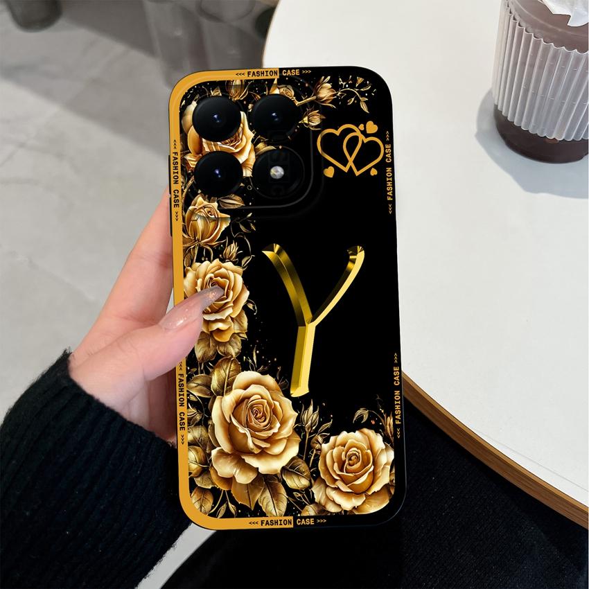 For Xiaomi 15T 14T 12T 17 15 14 13 Pro Lite 12X Phone Case Creative Letters Pattern Soft Matte Silicone Anti Slip Back Cover For Xiaomi Bumper Housing