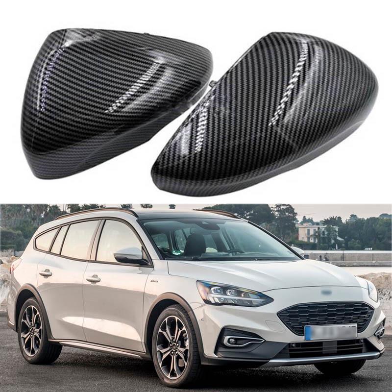 

19-22 Ford Focus MK4 Крышка зеркала заднего вида Запасная оболочка Glossy Black - Pair