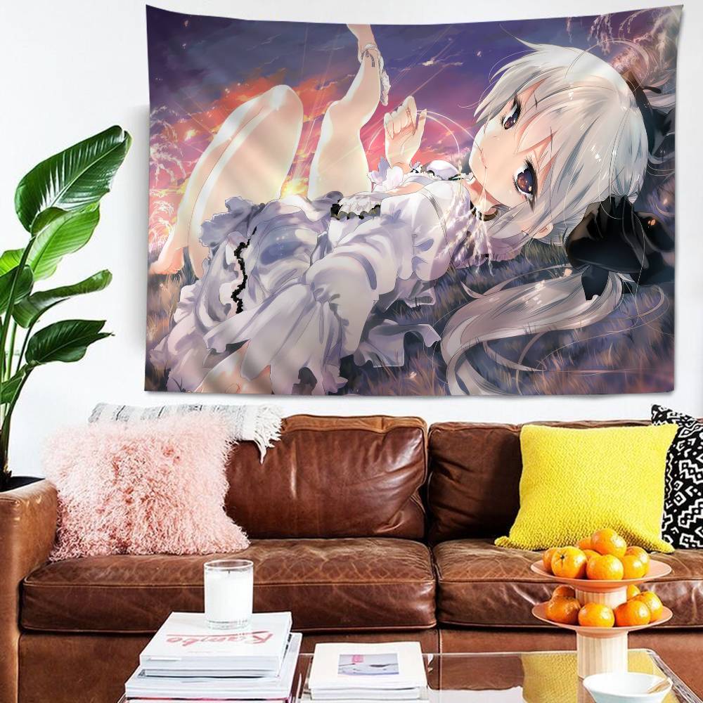 Anime Yosuga No Sora Wandteppich Kunstdruck Japanischer Wandteppich Anime Wandbehang Heimdekoration