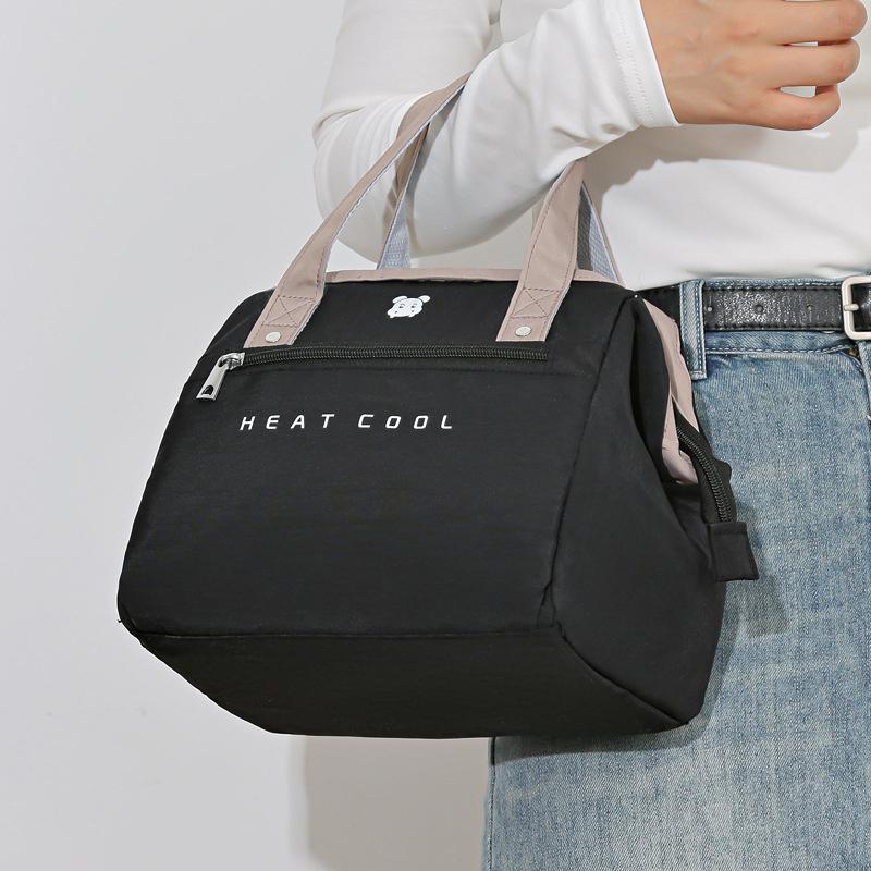 Large Lunch Bag Women Waterproof Concise Convenient Fresh Cooler Bags Thermal Lunch Food Box Portable Picnic Travel Bag