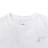 Jordan Logo Pattern Loose Fit Round Neck Short Sleeve T-Shirt Women tops White HJ0188-100