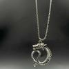 Trendy 3D Dragon Pendant Necklace - Chinese Totem Style