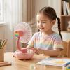 Compact Design Rechargeable Mini Table Fan Portable Personal Cooling Fan  Desktop Placement