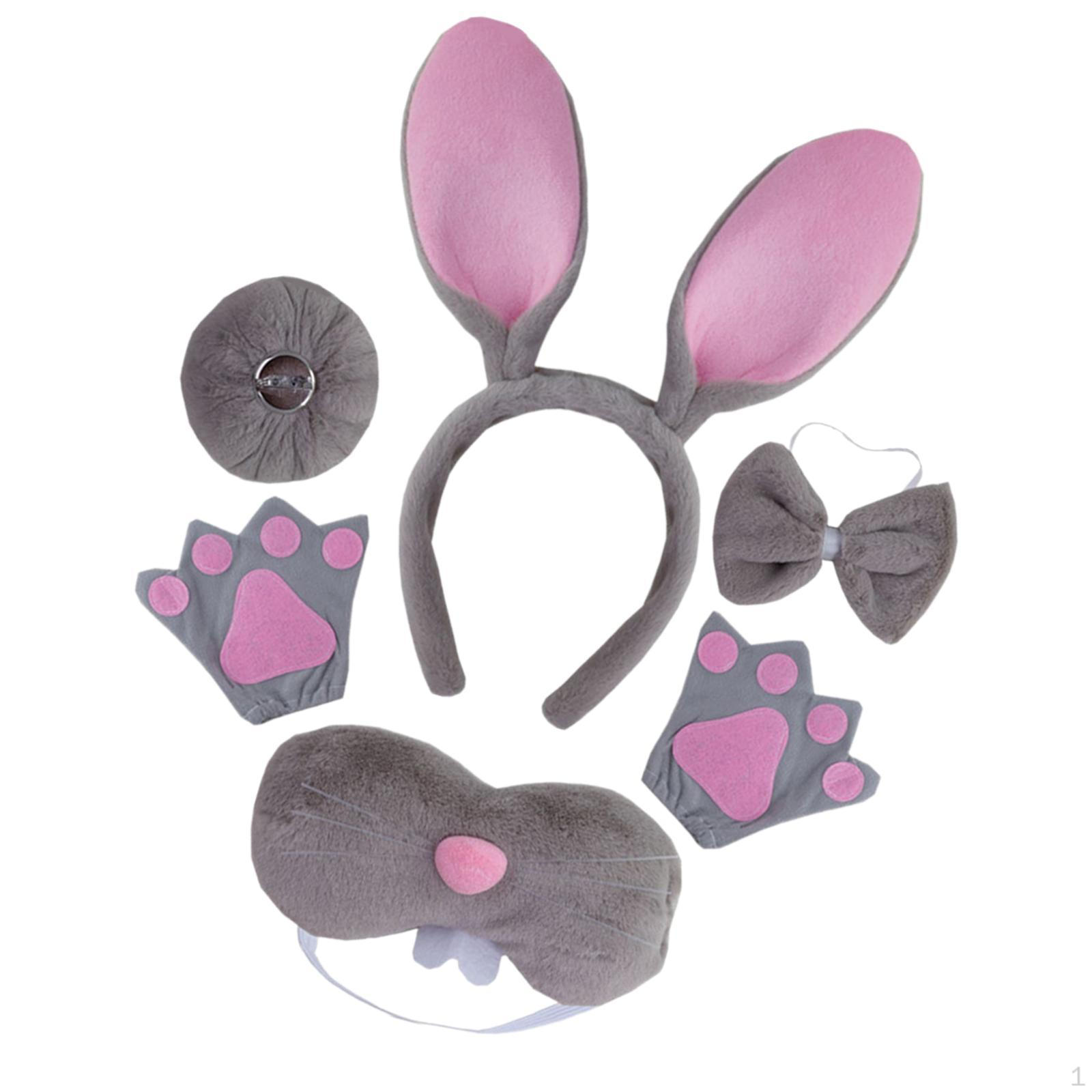 

Костюм кролика-животного, аксессуары для косплея, маскарадный костюм