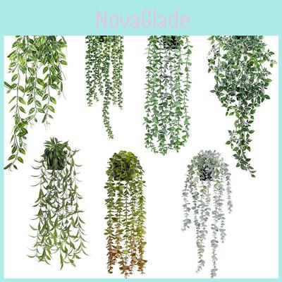 Eucalyptus Indoor Wall Decor Faux Plant With Plastic Leaves For Home Office