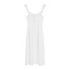 Gentle wind white suspender halter dress children's summer new seaside vacation temperament beautiful long dress