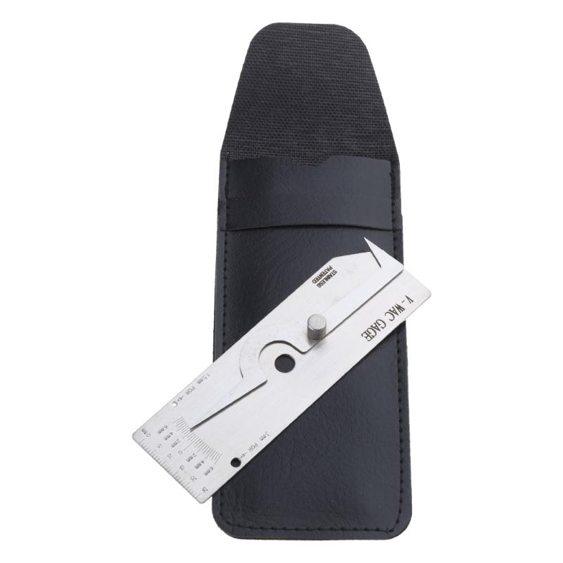 Metric Imperial Welding Gauge Biting Edge Undercut Inspection Height Depth Weld for Woodworking Home Decoration