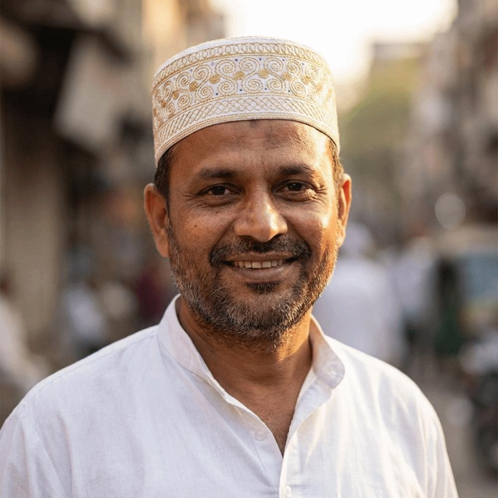 Ethnic Style Islam Flat Cap Traditional Prayer Hat Embroidery Jewish Hat  Islamic Events