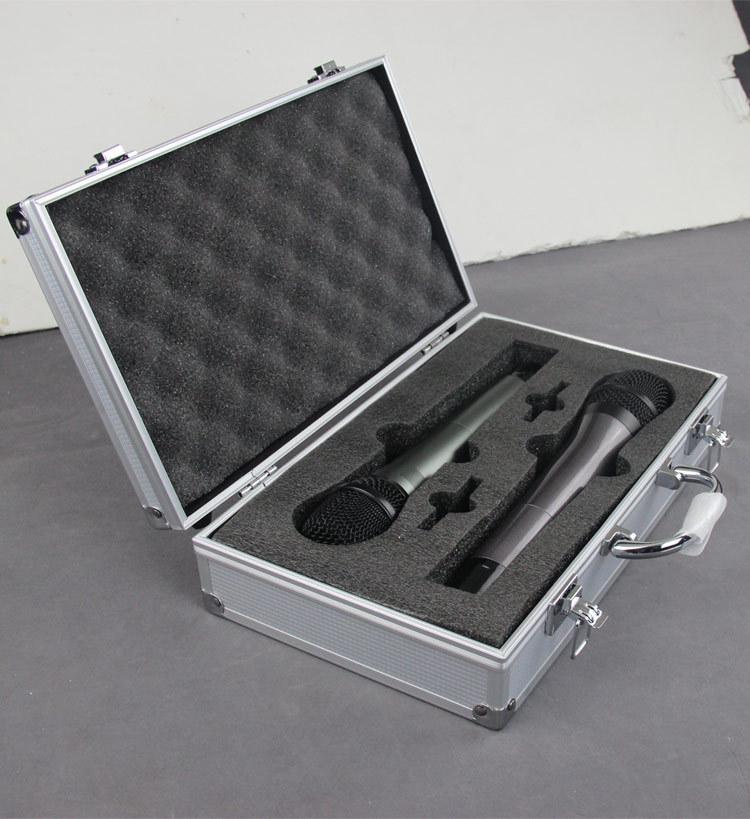 KTV Shockproof Aluminum Handheld Microphone Storage Case