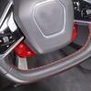 Real Carbon Fiber For Chevrolet Corvette C8 Z51 Z06 - Car Steering Wheel Button Cover Sticker Interior Accessories