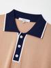 IKALOOK Life & Golf Button Collar Short Sleeve Knit Tee Cstee112