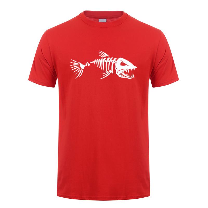 Fiskben Fiskben T-shirt Sommar Dam Herr Kortärmad Fiske Fiskare T-shirts Bomulls T-shirt Toppar OT-011