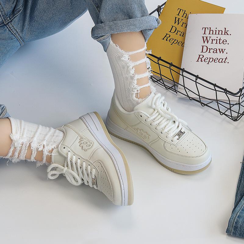 Fashion 2024 Fashion Board Shoes Men's Thick Sole Casual Shoes Breathable Couple Korean Edition Sports Shoes Outdoor Running Shoes