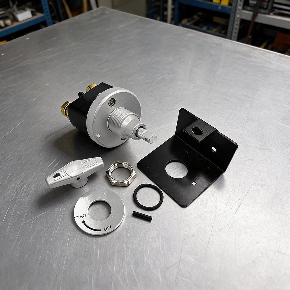 Lockable 12V Battery Isolation Switch for Cars For RVs Trucks and Boats Designed to Prevent Battery Drain and Electrical Damage