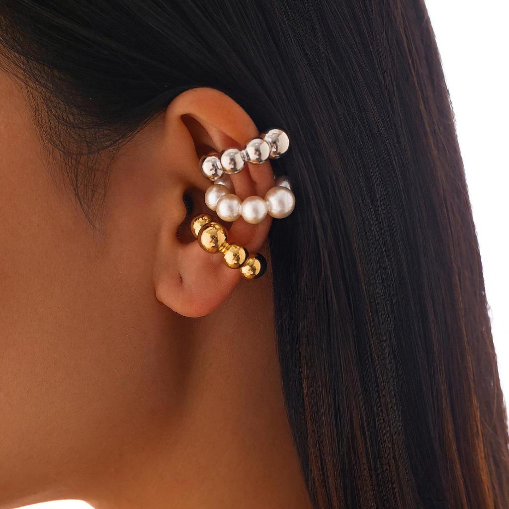 4Pcs/Set Punk Twisted Chunky Tube Clip Earrings for Women Non Piercing C Shape Ear Cuff Female Jewelry Accessories New