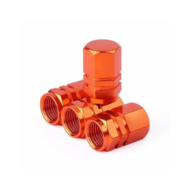 4PCS aluminum alloy car tire valve stem cap tire wheel rim valve cover dustproof and waterproof For Tesla Series car accessory