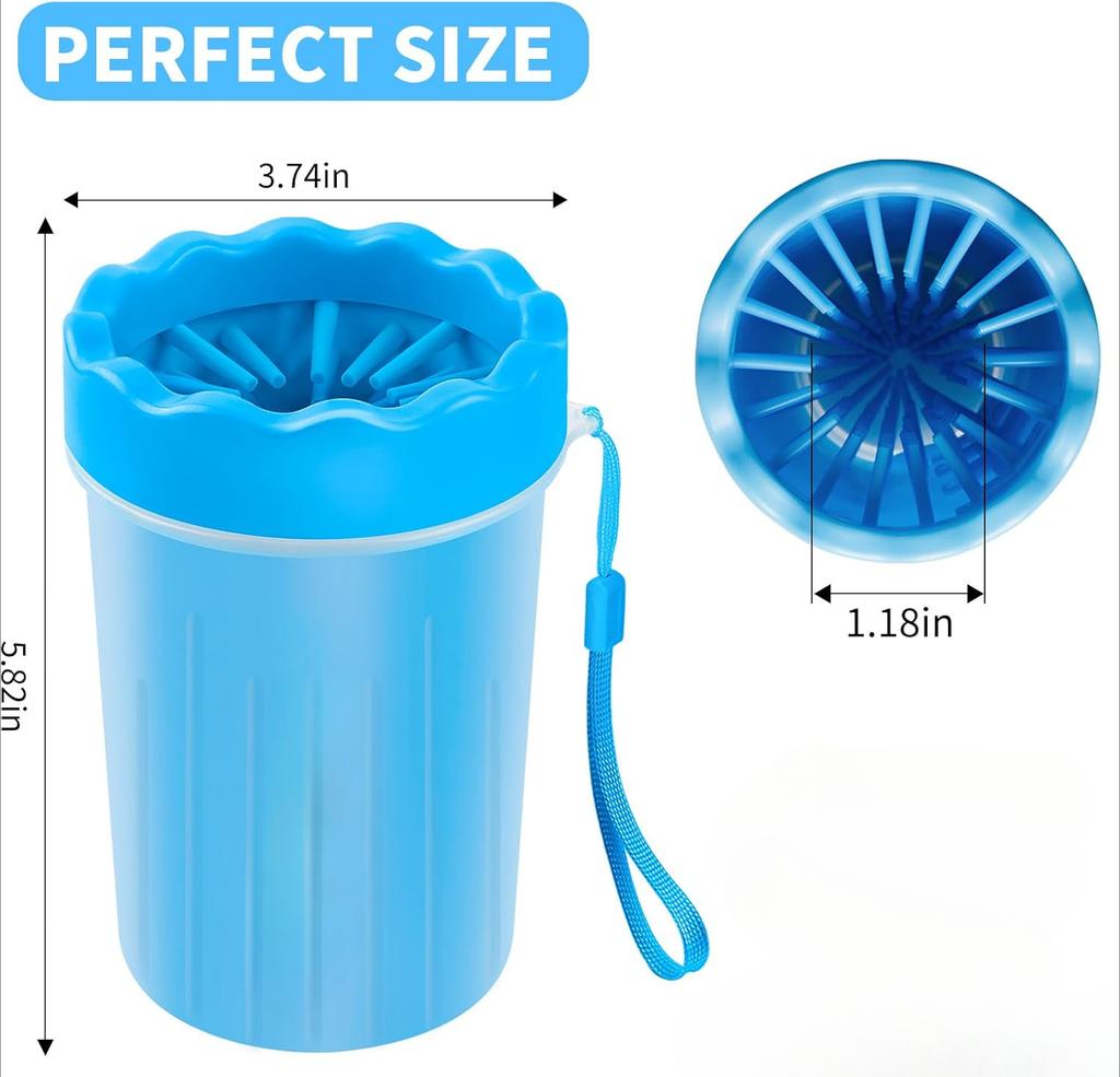 Dog Paw Cleaner, Washer, Pet Foot Cleaner for Small Medium Large Breed Dogs/Cats