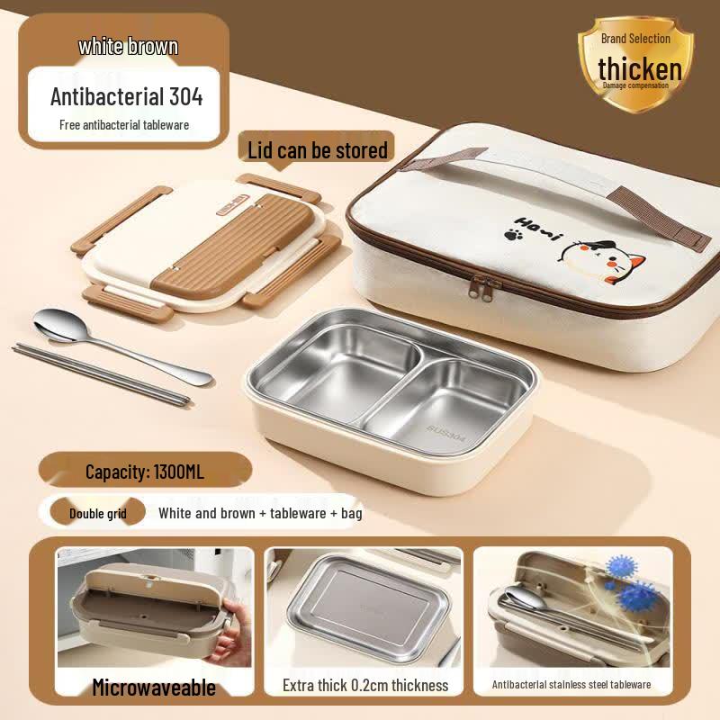 Youluo Insulated Stainless Steel Microwaveable Lunch Box