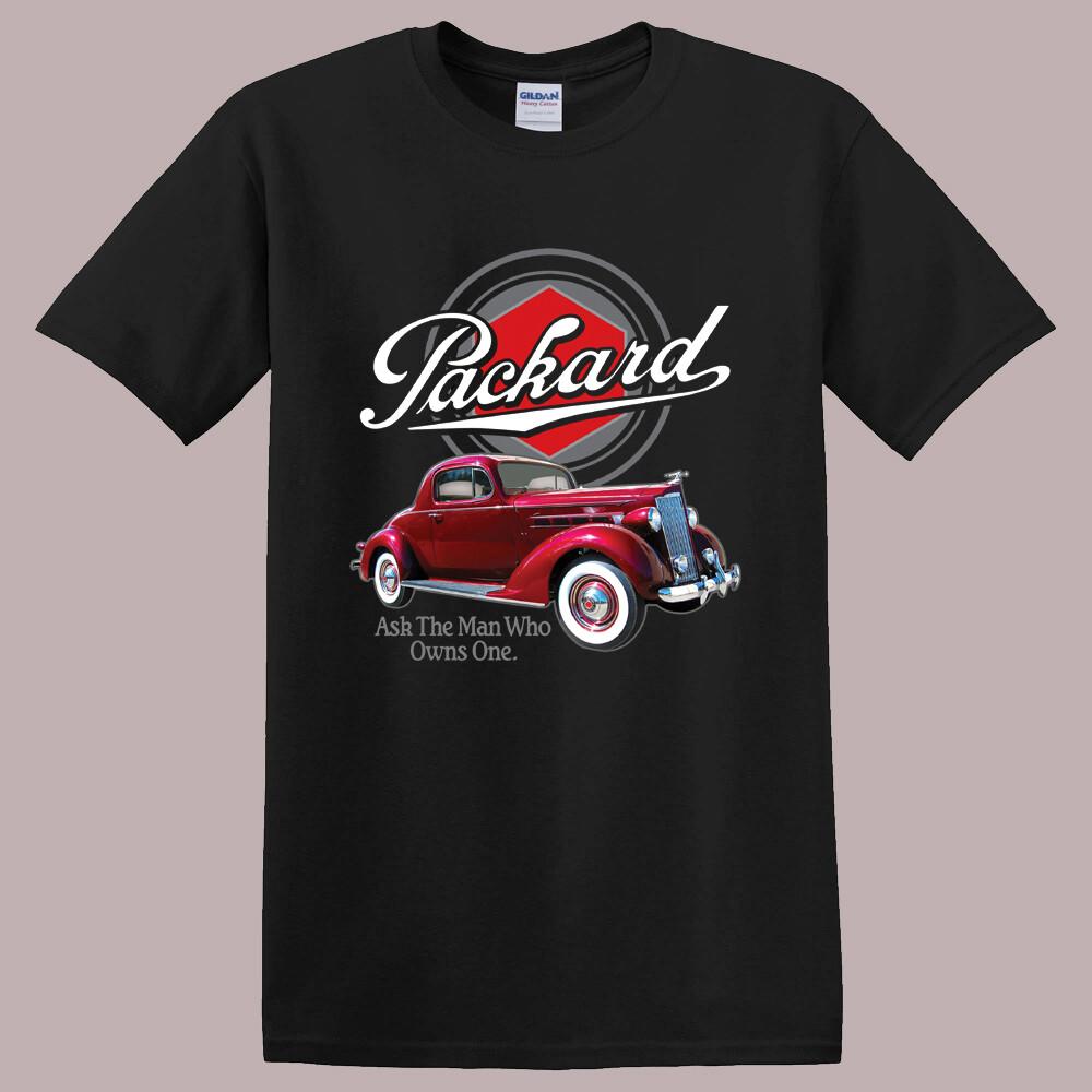 Packard Motor Company Men s Black T-Shirt Size S-5XL M