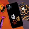 Cartoon Cute Dog Paws Bumper Case For iPhone 16 15 14 Pro Max 11 12 13 Pro Max Mini XR 15 16 Plus 16e Phone Cover
