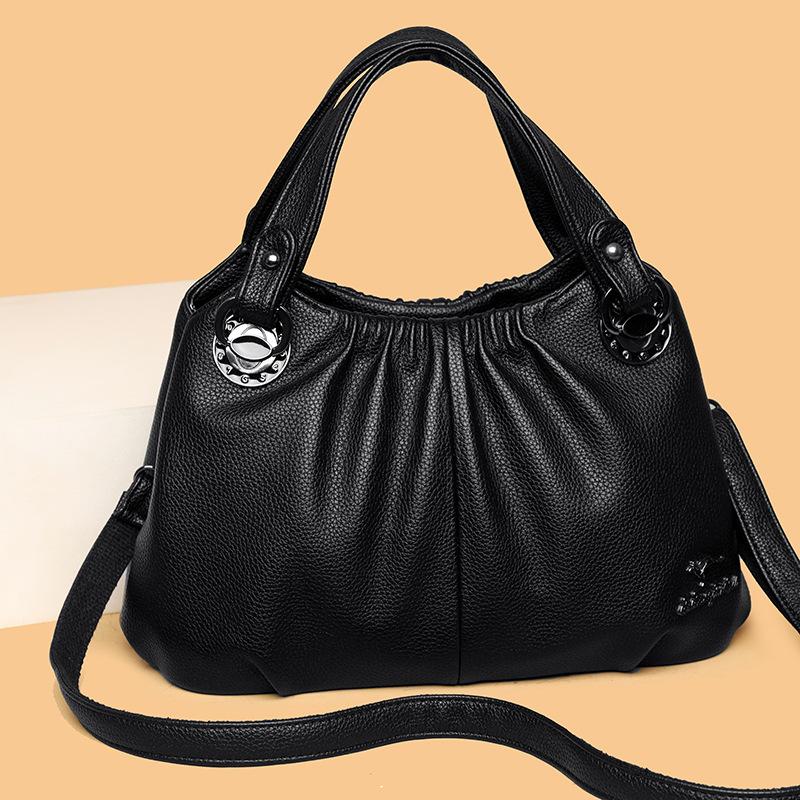 High-end Women's Bag Ladies Middle-aged Mother Messenger Bag Fashionable High-end Large-capacity Handbag Shoulder Bag