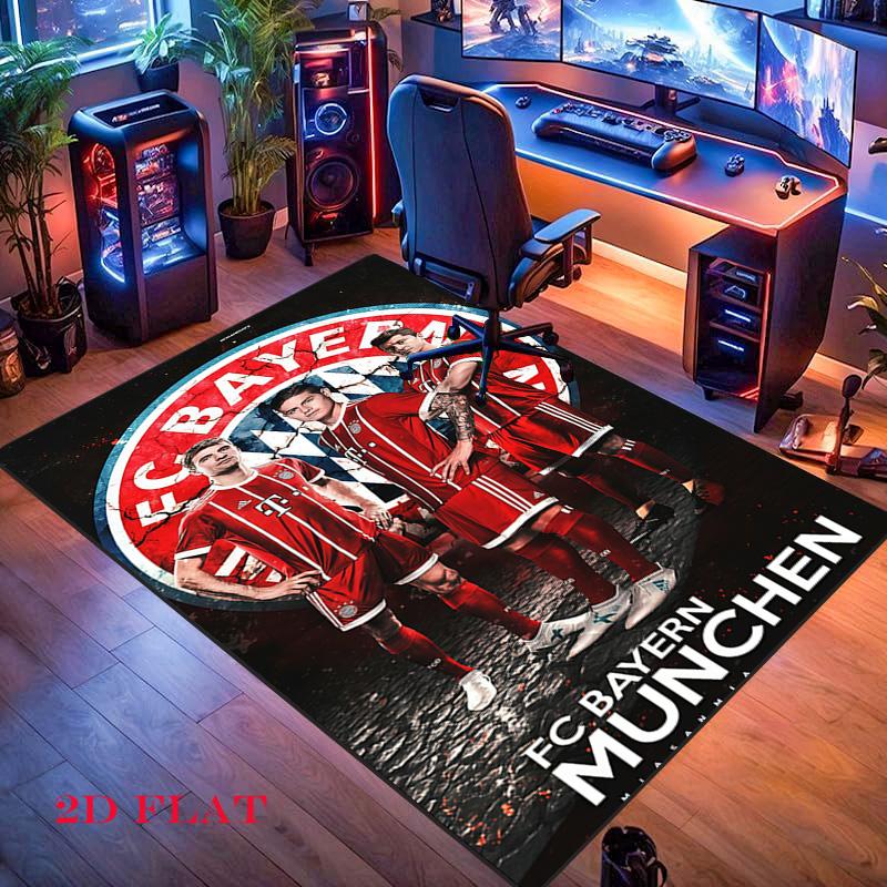 FC Bayern Munich Carpet Rug for Living Room Bedroom Home Sofa Decoration,Kids Play Nonslip Floor Mat