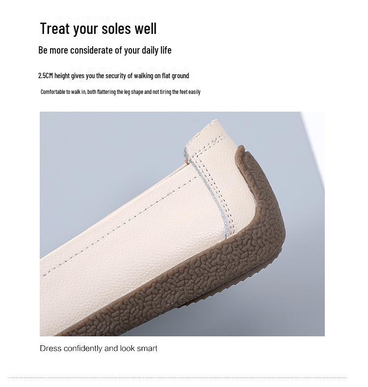 2024 Jaro & Podzim Boty z pravé kůže s měkkým klínkovým podpatkem pro ženy středního věku