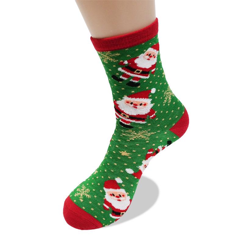 50 Christmas Stocking Styles: Autumn/Winter Cartoon Mid-Calf Socks, Perfect Holiday Gift