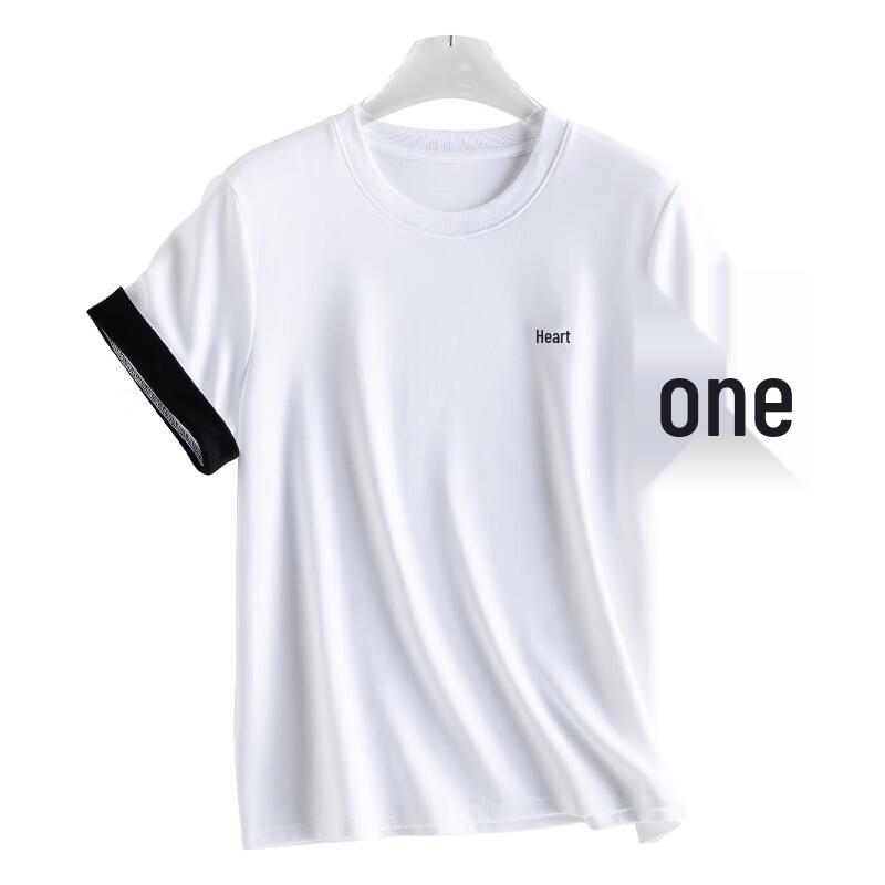 Cool-Feel Sun Protection Color Block Short Sleeve T-Shirt