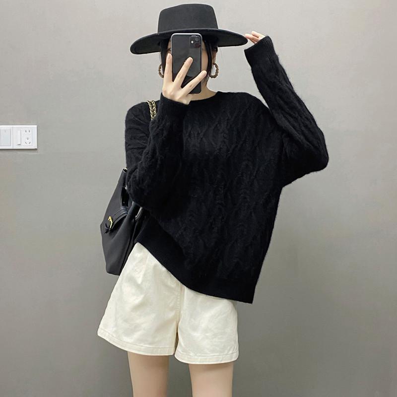 Qinghe 100% Pure Cashmere Women's Sweater - Ultra Soft Luxury Winter Pullover