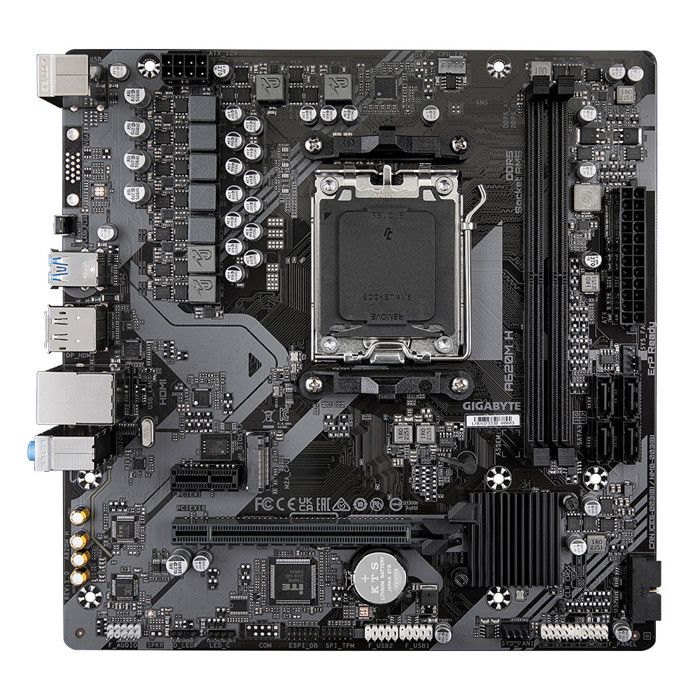 Carte mère - gigabyte - a620m h - format micro-atx - chipset amd a620 - ddr5 &amp; pcie 4.0