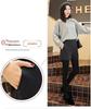 Women's High-Waist Wide-Leg Woolen Shorts - Versatile Winter Layering Pants for Plus Size