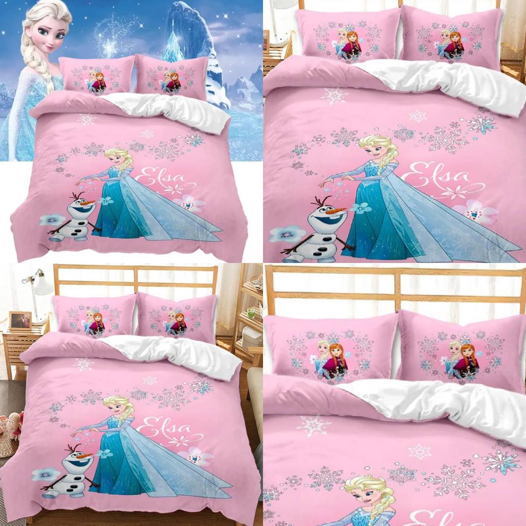 Frozen 3d Digital Print Comforter Set For Kids Bedroom Decor