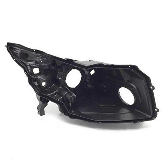 Black Plastic Headlight Cover for 09-13 Infiniti FX35 - Bottom Shell Lamp Holder