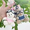 Bear Playful Plush Keychain With Multiple Color Choices For Adorable Accessory Bag