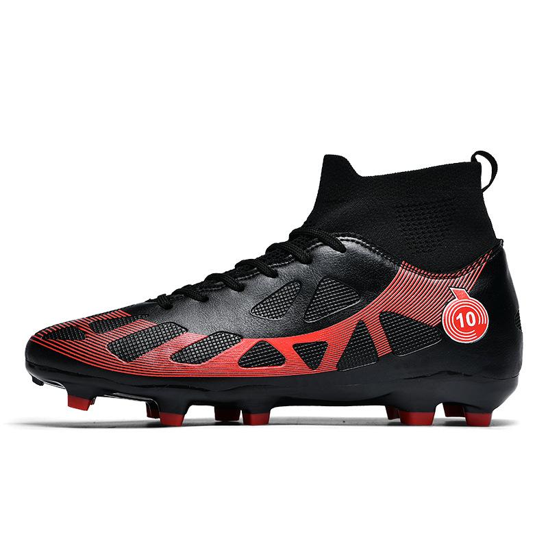 New High-top Football Shoes, Men, Women, Youth, Primary and Secondary School Students, Artificial Grass, Long Nails and Broken Nails Training Shoes